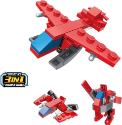 Qman Building Set Firefighting Plane 3-in-1