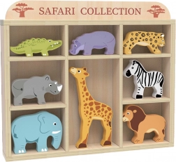 Drevená sada safari zvieratiek 2Kids Toys