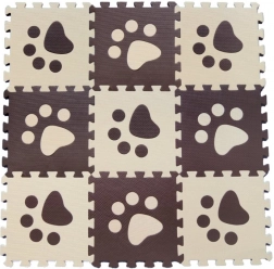Pene talne sestavljanke za otroke – rjave tačke 29,5 × 29,5 cm