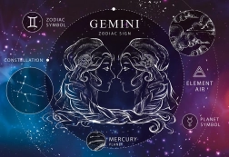 Gemini Zodiac Puzzle 250 Pieces