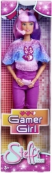 STEFFI LOVE Gamer Girl doll 29 cm with game controller and headphones