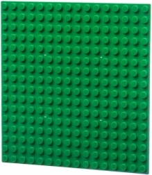 L-w Toys baseplate 16×16 dark green