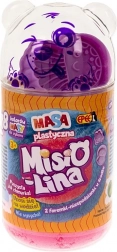 Misiolina plastelína – růžová a fialová sada s formičkami