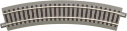 Roco geoLINE curved track R2 with roadbed