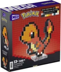MEGA Pokémon Pixel Art Charmander Building Set 15 cm (349 pieces)