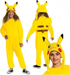 Børnekostume POKEMON Pikachu kigurumi 127–136 cm (7–8 år)