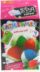 Výroba šumivých bômb do kúpeľa - jahodové mojito