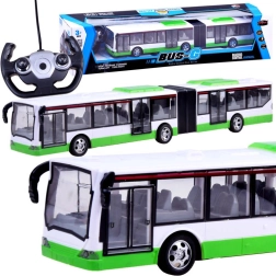 RC articulated remote-controlled bus for kids – Green