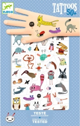 Tatuaggi temporanei mostriciattoli carini DJECO