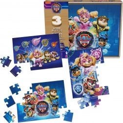 Lesene sestavljanke PAW PATROL The Mighty Movie – 3 kompleti