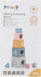 PolarB torony kockákkal és formaválogatóval