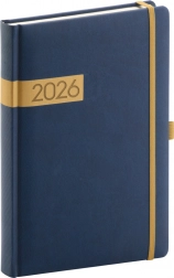 Dnevnik Twill modro-zlat 2026