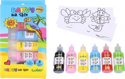 Barve za steklo z bleščicami 5+1