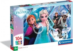 Clementoni puzzle 104 darab – Disney Frozen