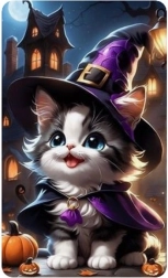 Diamond Mosaic - Halloween Kitten
