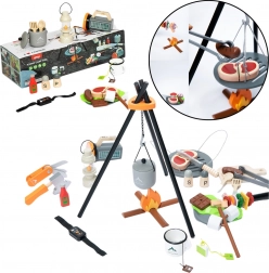 Wooden Camping Set 45 Pieces