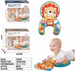 Senzorični doječi blazinasti vzglavnik za najmlajše – lev