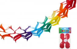 Šarena papirnata girlanda 3 m