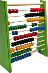 Wooden abacus green 15.5 × 20 cm