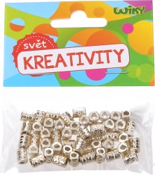 Perles dorées 5x7 mm