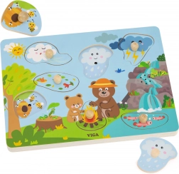Drvene puzzle ZVUKOVI PRIRODE od VIGA