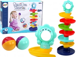 Spiralformet kuglebane-tårn