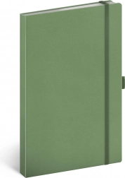 Notique Notebook green ruled 13 × 21 cm