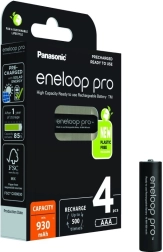 Eneloop PRO piles AAA rechargeables 930 mAh, lot de 4