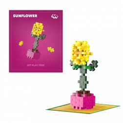 Plus-Plus Sunflower Flowers Construction Set
