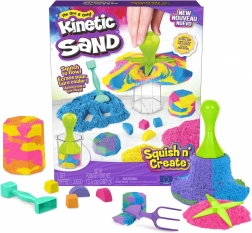Kinetic Sand Squish N Create – stiskanje in ustvarjanje
