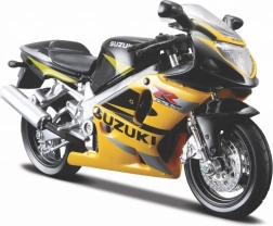 Modello di motocicletta Suzuki GSX-R600 con base 1/18