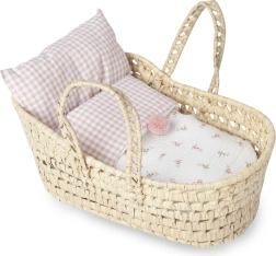 Moses basket for dolls with bedding – small Antonio Juan