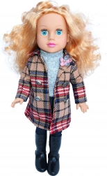 Poupée avec manteau et effets sonores