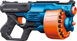 Blaster with rotary magazine and 24 darts