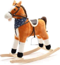 Rocking Horse with Melody and Scarf BABY MIX Zeus