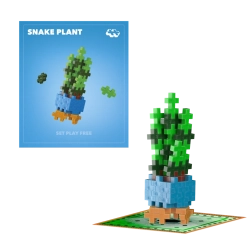 Plus-Plus fleur Snake Plant