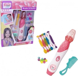 Hårsmykke-sæt med tilbehør, batteridrevet