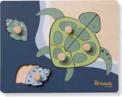 Hauck drvene puzzle s ručkama Turtle