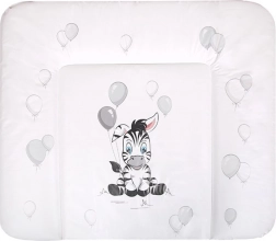 Matelas à langer souple New Baby Zebra blanc 85 × 70