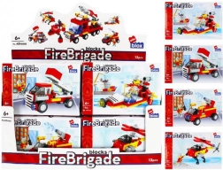 Set di costruzione pompieri con minifigure – 4 varianti