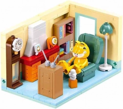 Sluban Garfield im Wohnzimmer Bauset