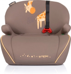 Cuscino rialzo per bambini Sonic con motivo giraffa i-Size Isofix