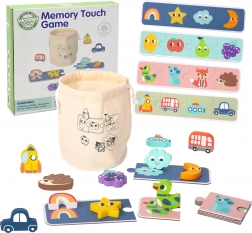 Woopie Green Wooden Memory Game - Touch Puzzle