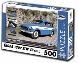 Puzzle auto d’epoca Škoda 1202 STW VB 500 pezzi