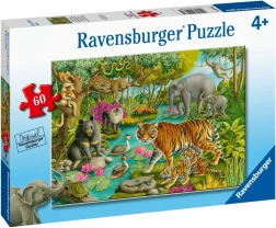 Ravensburger puzzle Zvířata Indie 60 dílků