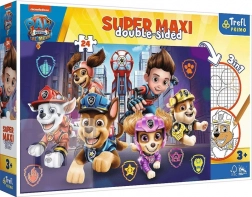 Puzzle Super Maxi 24 – PAW PATROL: THE MOVIE, da colorare su entrambi i lati