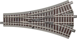 Roco Geoline three-way turnout with bedding