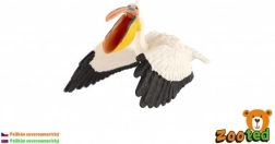 Plastic pelican figurine – realistic model of the North American pelican 9 cm