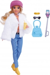 Dukke med tilbehør 28 cm