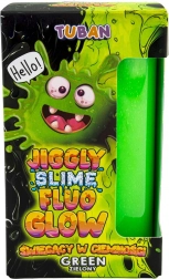 Tuban Jiggle Slime Fluo Glow green glowing in the dark 430 g